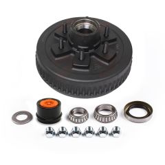 10" x 2 1/4" 6 studs drum 1/2" studs 5.5 B.C. 4.4K grease cap kit (D44 axle) DEXTER