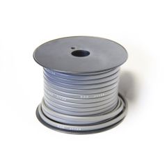 Fil à 2 brins 16 GA noir/blanc gainé plat gris 100' SMARTOW