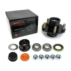 5 studs hub 1/2" studs 4.5" B.C. 2K 1" bearing kit with 1445 cap (in box) FRAMECO