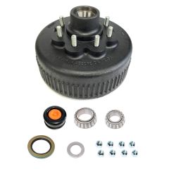 12 1/4" x 3 3/8" 8 studs drum 9/16" studs 6.5" B.C. 8K grease cap kit FRAMECO