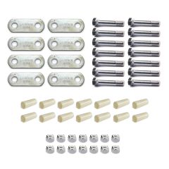 Quincaillerie double 2K-3,5K sans main d'attache avec bushings de nylon