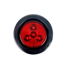Lumière de gabarit LED 2" rouge 3 diodes