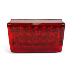 6 1/8" x 3 5/8" LH red LED tail light for recreative vehicle