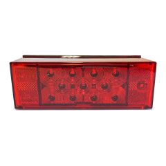 8" x 2 3/4" RH red LED tail light for recreative vehicle