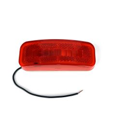 4" x 1 1/2" red inc. clearance light (without bracket)