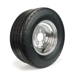 Pneu 20.5" x 8" x 10" 10 plis LRE 1535 lbs Hakuba et jante 10" 5 trous galvanisée