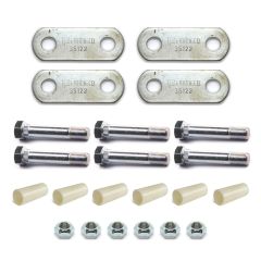 2K-3.5K single hardware with long shackle links, stover nuts and nylon bushings without hanger