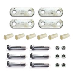 2K-3.5K single hardware with short shackle links, stover nuts and nylon bushings without hanger