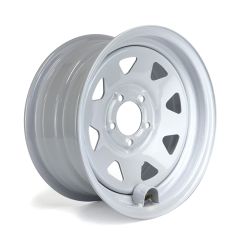 15" x 6" 5 holes 2200 lbs rally rim and valve protector