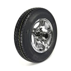 ST145R12 10 ply LRE 1520 lbs radial Hakuba tire and 12" 5 holes S5-model rim