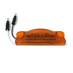 Lumière de gabarit LED de 4" x 3/4" ambre 7 diodes