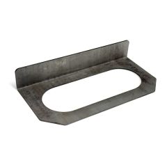 6 1/2" steel oval light bracket