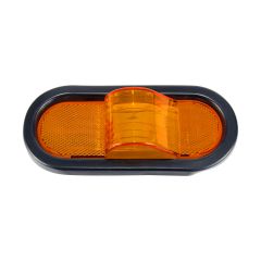 6 1/2" x 2 1/4" 15 diodes amber LED tail light