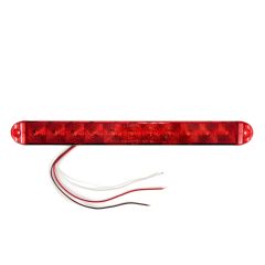 Barre de lumières LED 15 1/2" x 1 5/8" x 3/4" rouge 11 diodes