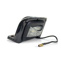 2 diodes 12V black plastic LED license light