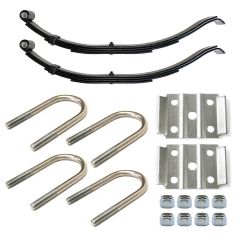 24 1/2" x 1 3/4" 2.1K 4L slipper spring kit for 2 3/8" tube with hardware