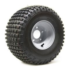 Pneu VTT 22/11-8 4 plis 340 lbs P322 Wanda Hakuba et jante de 8" 5 trous blanche