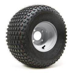 22/11-8 2 ply 340lbs P323 Wanda Hakuba ATV tire and 8" 4 holes white rim