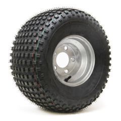 Pneu VTT 22/11-8 4 plis 340 lbs P323 Wanda Hakuba et jante de 8" 5 trous galvanisée