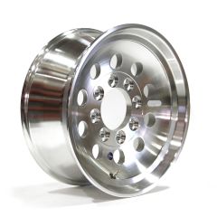 17 1/2" x 6 3/4" 8 holes 6050 lbs aluminum modular rim