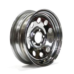 Jante 15" x 6" 5 trous 2200 lbs chrome