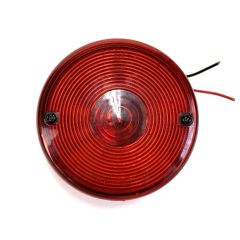 3 3/4" left red plastic Inc tail light