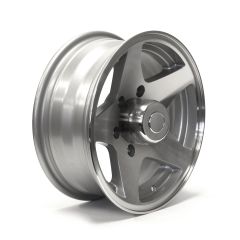 15" x 6" 6 holes 2830 lbs aluminum Five Star rim and cap