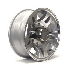 16" x 6" 8 holes 3960 lbs S5-model aluminum rim and cap