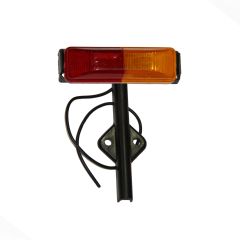 4" x 1" amber and red Inc. clearance light with fender bracket (2)