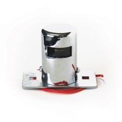 Clear chrome Inc. licence light