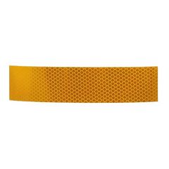 2" x 9" amber reflective tape