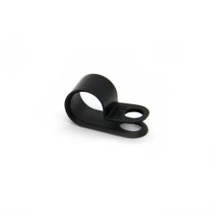 3/8" x 3/8" black nylon cable clamp (10) TECHSPAN