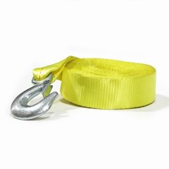 Courroie 2" x 20' jaune 3300 lbs avec crochet pour treuil SMARTOW