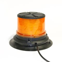 5" 20W 12-24V amber magnetic LED beacon light (suction)