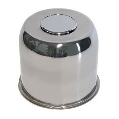Centre de roue 8 trous chrome pilot de 4 7/8"