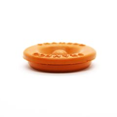 E-Z Lube orange rubber plug FRAMECO