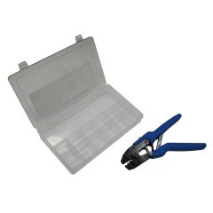 Heat shrinkable terminals and connectors ratchet crimp tool TECHSPAN
