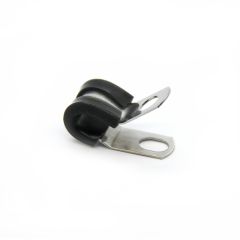 1/4" x 1/2"  rubber insulated steel clamp (10) TECHSPAN