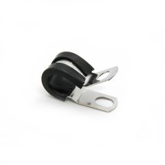 3/8" x 1/2" rubber insulated steel clamp (10) TECHSPAN