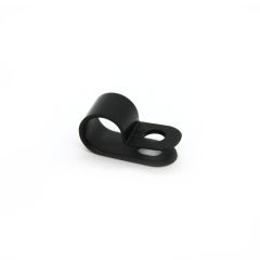 3/8" x 5/16" black nylon cable clamp (100) TECHSPAN
