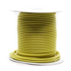 Fil à 1 brin 16 GA jaune 100' TECHSPAN