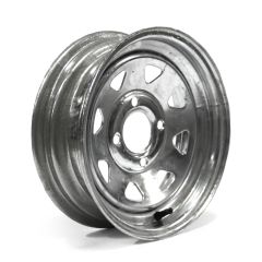 Jante 12" x 4" 4 trous 1100 lbs galvanisée