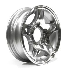 12" x 4" 5 holes 1520 lbs S5-model aluminum rim