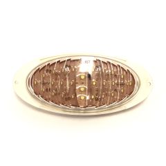 6" x 3" 28 diodes 2 wires clear LED backup light