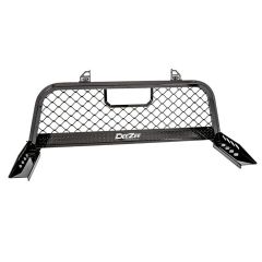 Protecteur de vitre arrière Chevy, Dodge, Ford et GMC en aluminium noir lustré DEEZEE