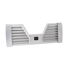 Grey cargo management louvered tailgate for 2007-2013 GMC 1500 DEEZEE