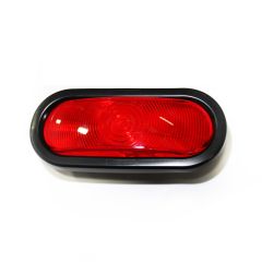 6 1/2" x 2 1/4" red Inc. tail light
