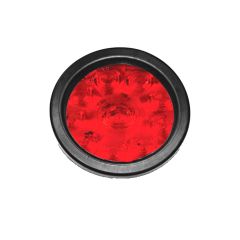 4" 10 diodes red LED tail light (90° connection)