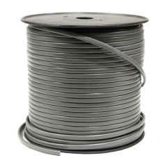 Fil à 2 brins 14 GA noir/blanc gainé plat gris 500' SMARTOW