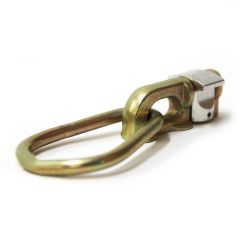 5.9K lashing hook with pear ring for aluminum track